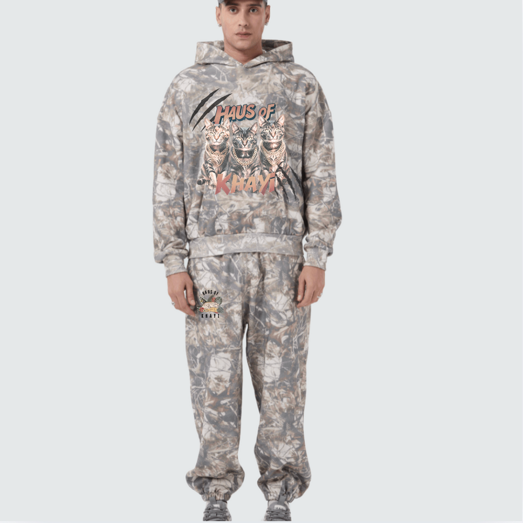 Khayi Cats Winter Camo Hoodie