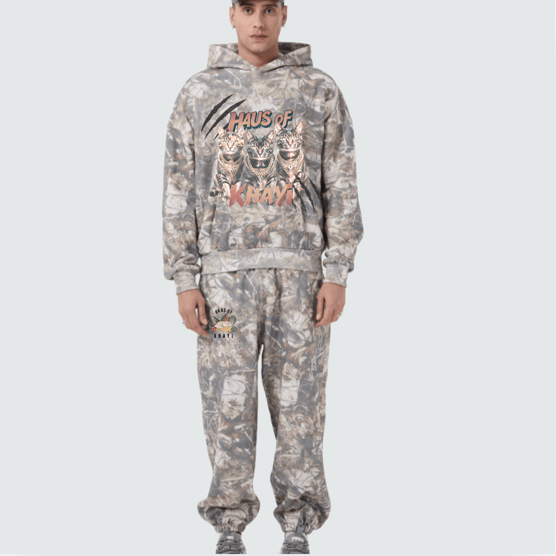 Khayi Cats Winter Camo Hoodie
