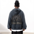 Black Cats Distressed Hoodie