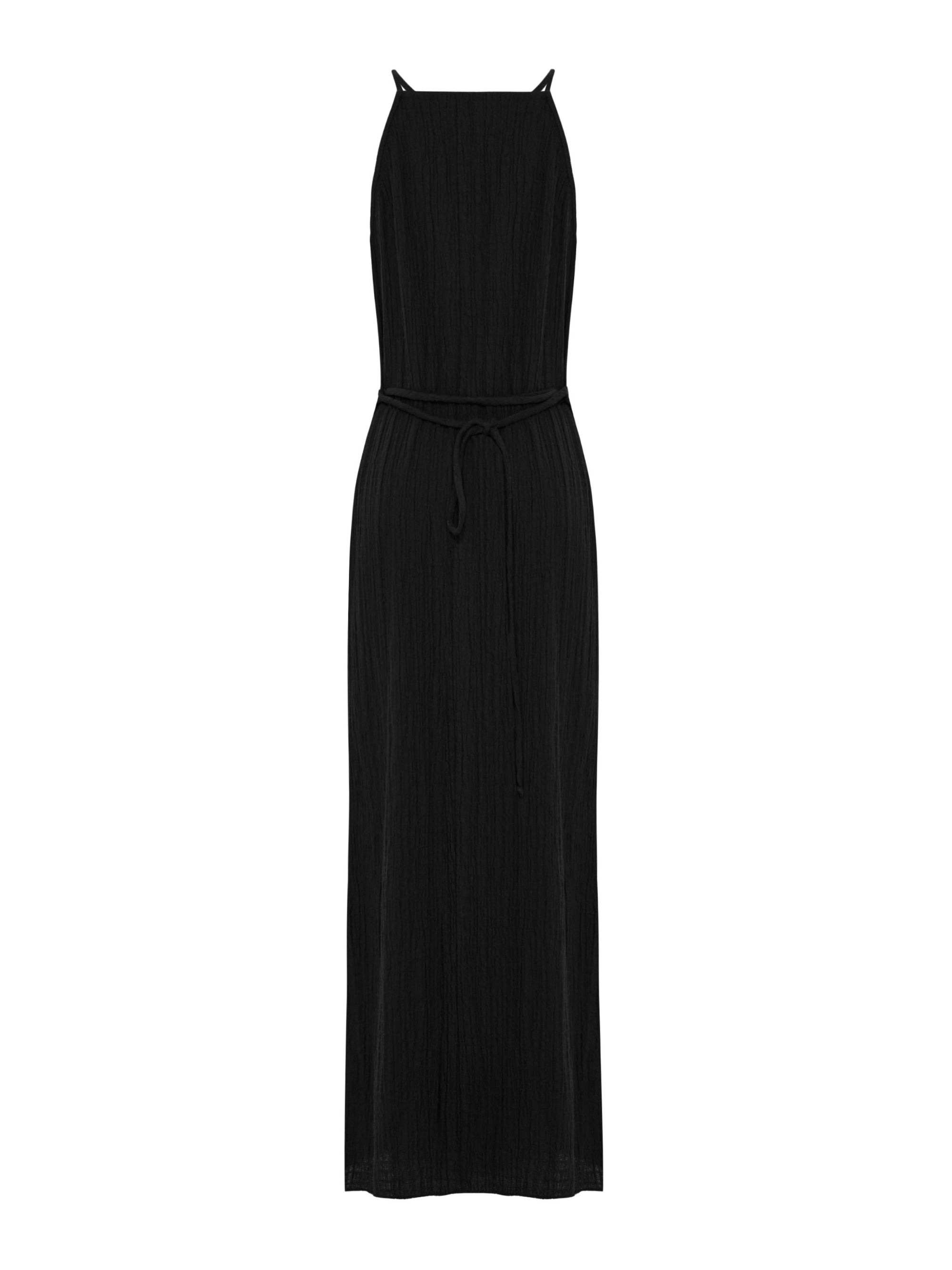 Siesta Black Summer Dress in 100% Turkish Cotton