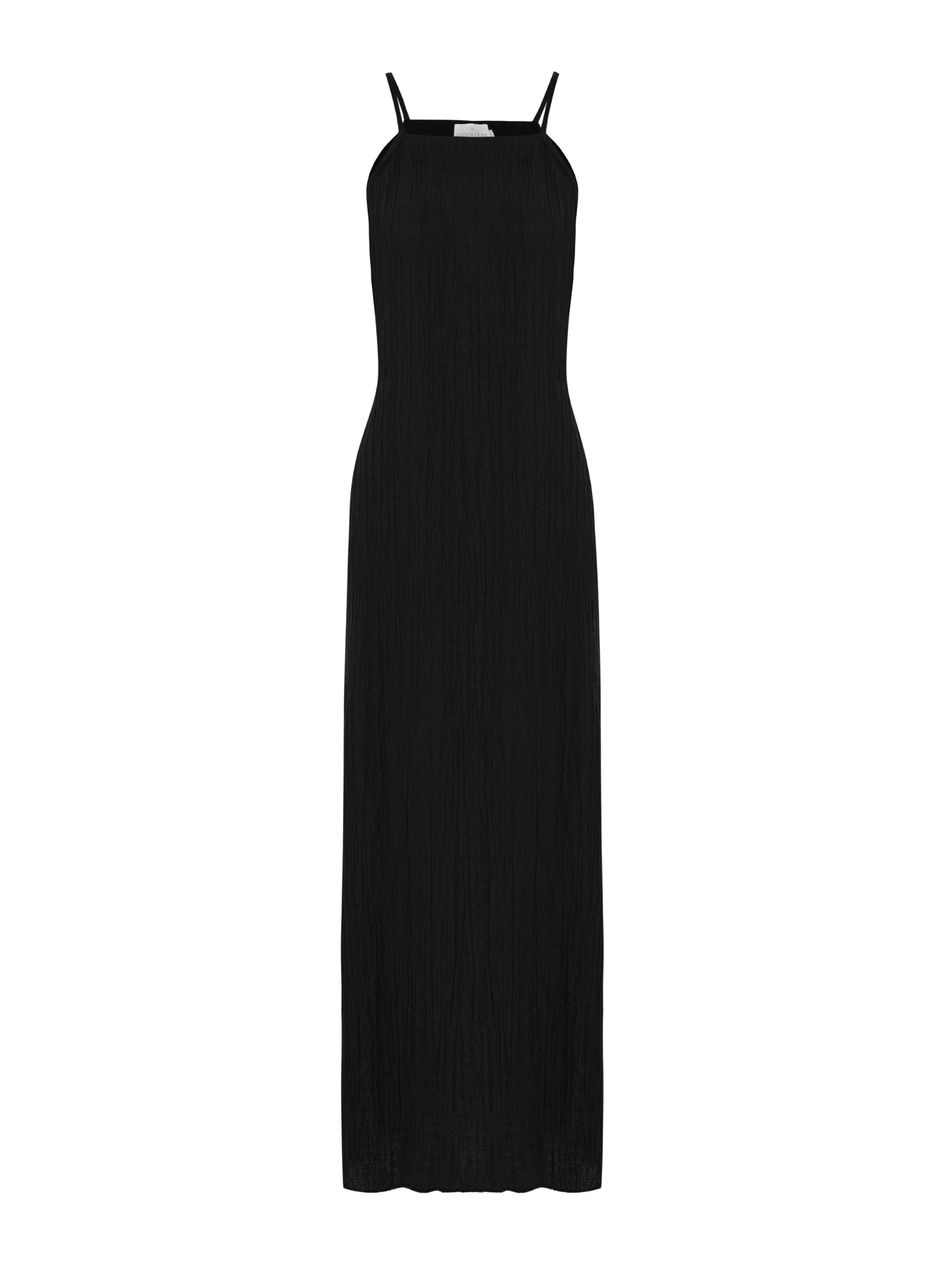 Siesta Black Summer Dress in 100% Turkish Cotton