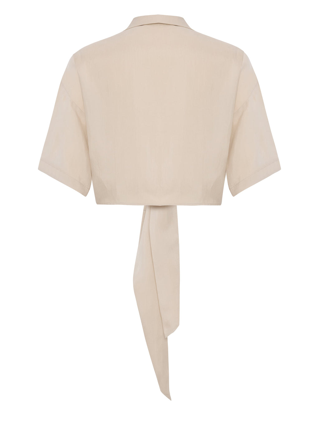 Lucid Tie-Front Shirt in Sand