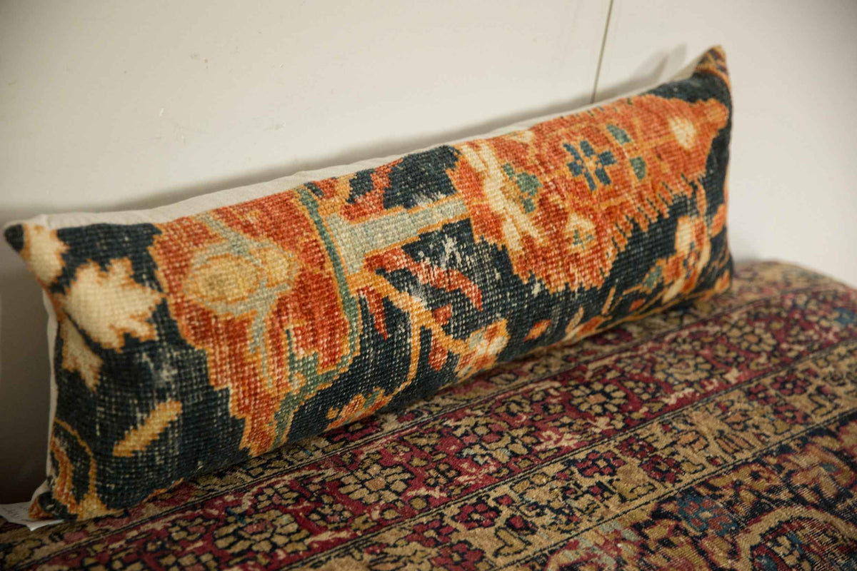 Antique Ziegler Mahal Rug Fragment Decorative Pillow