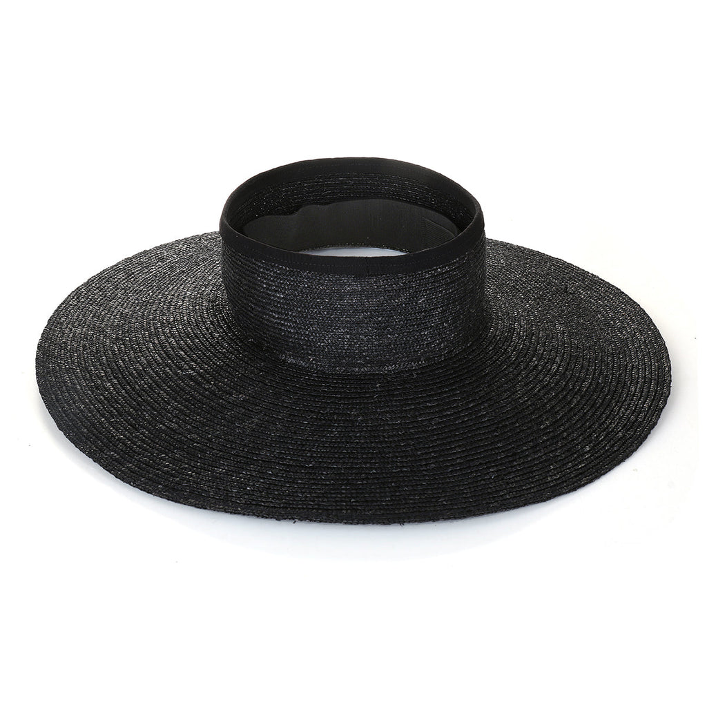 Sola Milan Straw Open Crown Hat – Handmade Unisex Sun Hat