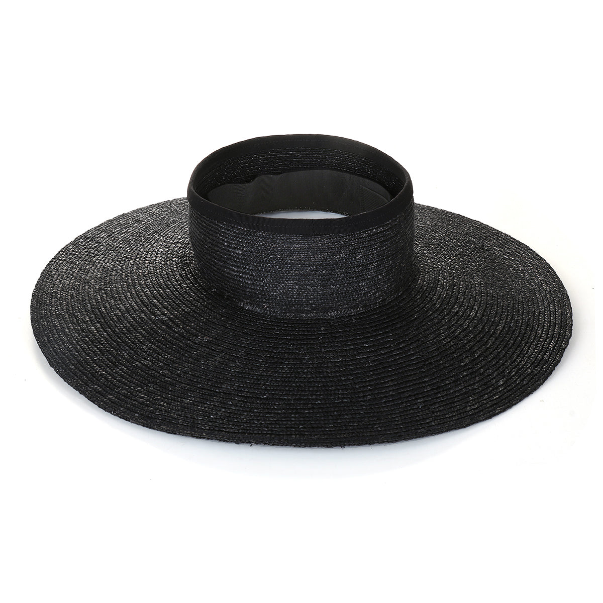 Sola Milan Straw Open Crown Hat – Handmade Unisex Sun Hat