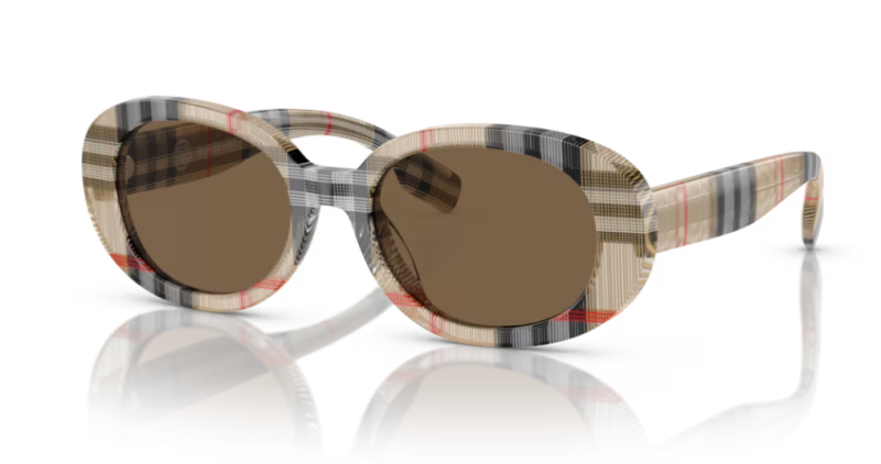 Burberry Junior OJB4339 Vintage Check Kids Sunglasses 48mm — front view