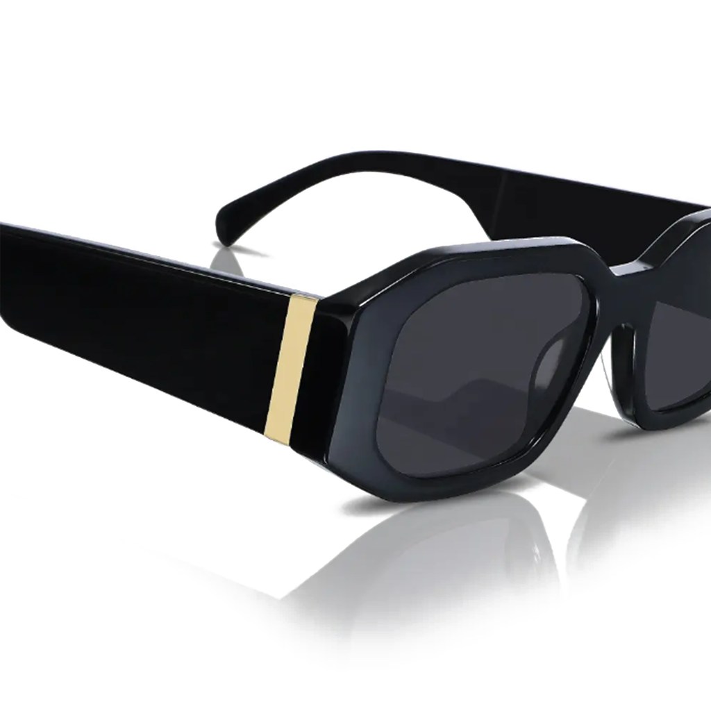 Caroline Acetate Women's Sunglasses – Luxury Bevel-Cut Frames with UV400 Anti‑Shatter Nylon Lenses