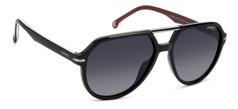 Carrera 315/S Grey Men's Sunglasses with Rectangular Frame 58mm — side view showing the temple