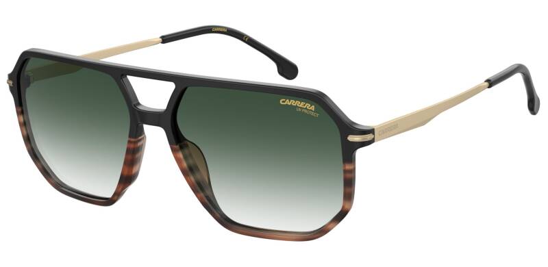 Carrera 324/S Green Shaded Lens Men's Sunglasses — front view