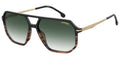 Carrera 324/S Green Shaded Lens Men's Sunglasses — front view