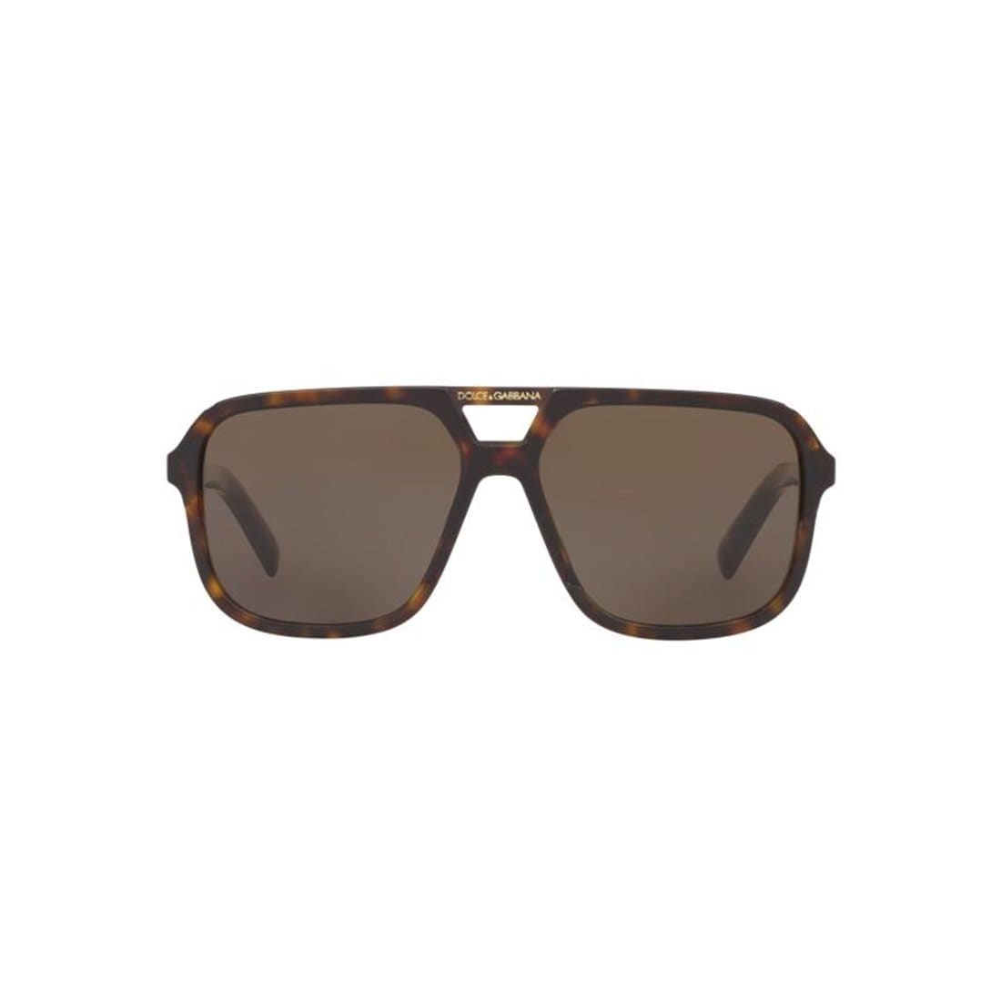 Dolce & Gabbana DG4354 Havana Sunglasses — angled front view