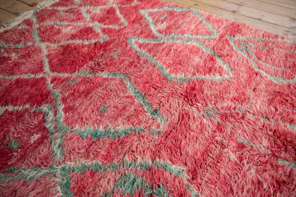 Vintage Moroccan Hand-Knotted Carpet, 5 ft 1 in x 8 ft 2 in, Circa 1960s