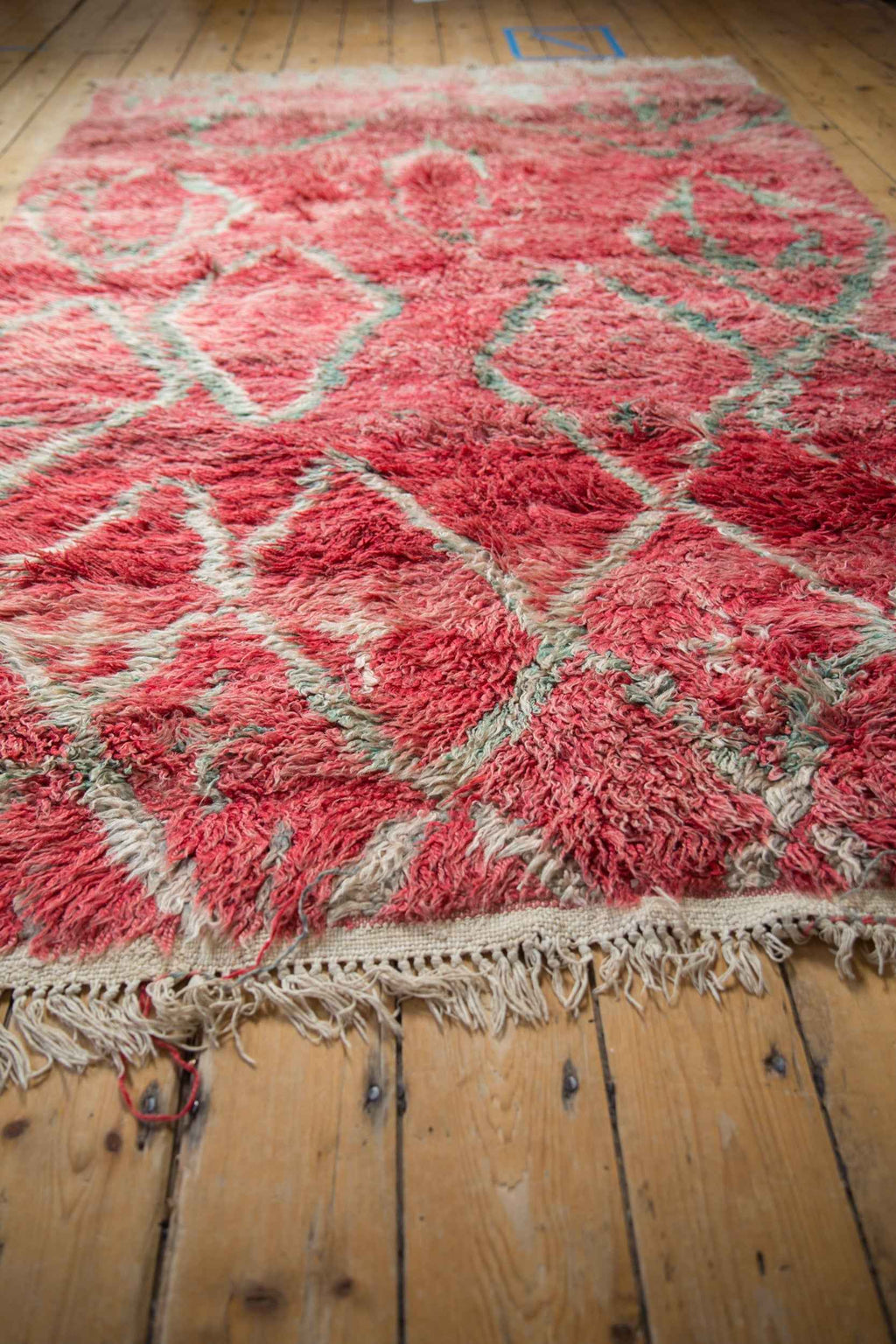 Vintage Moroccan Hand-Knotted Carpet, 5 ft 1 in x 8 ft 2 in, Circa 1960s