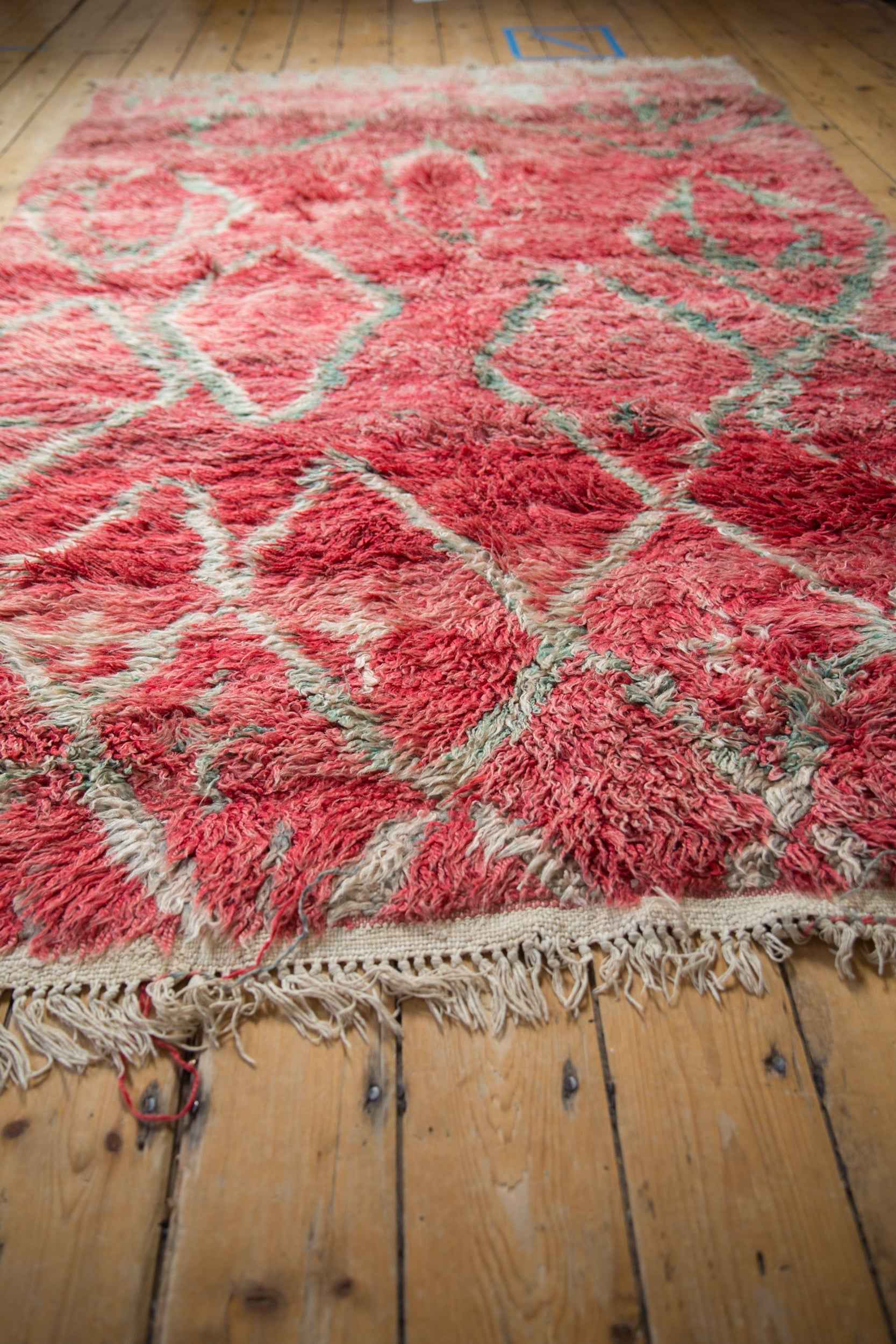 Vintage Moroccan Hand-Knotted Carpet, 5 ft 1 in x 8 ft 2 in, Circa 1960s