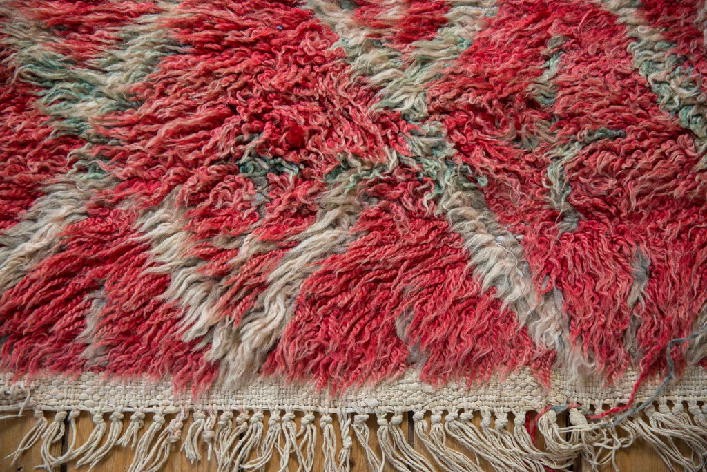 Vintage Moroccan Hand-Knotted Carpet, 5 ft 1 in x 8 ft 2 in, Circa 1960s
