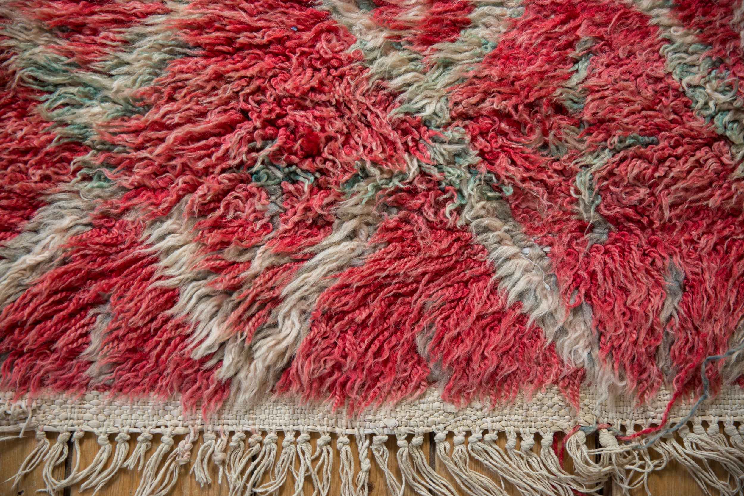 Vintage Moroccan Hand-Knotted Carpet, 5 ft 1 in x 8 ft 2 in, Circa 1960s