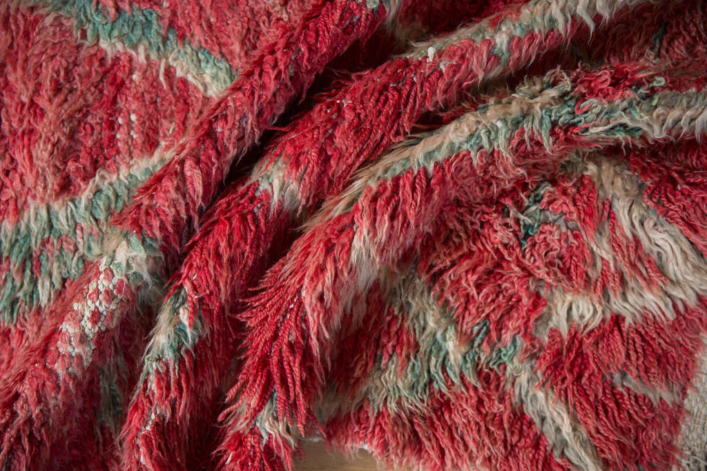 Vintage Moroccan Hand-Knotted Carpet, 5 ft 1 in x 8 ft 2 in, Circa 1960s