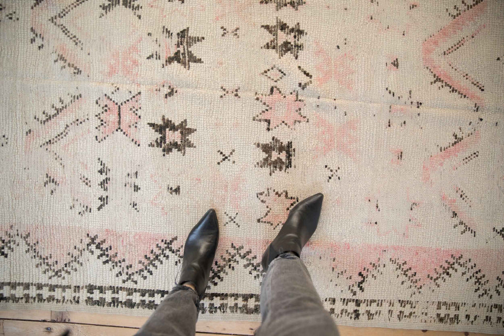 4.5 x 9 ft Vintage Distressed Moroccan Rug Runner