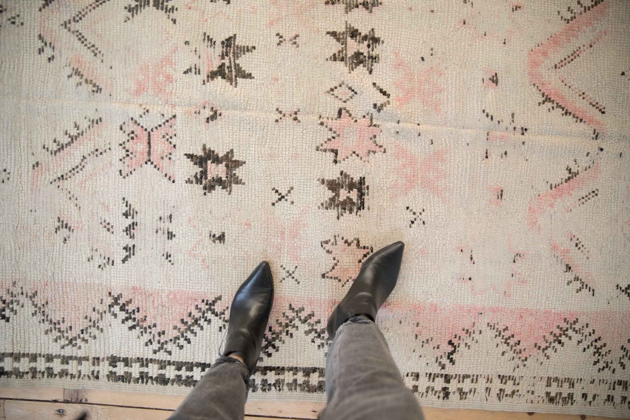 4.5 x 9 ft Vintage Distressed Moroccan Rug Runner
