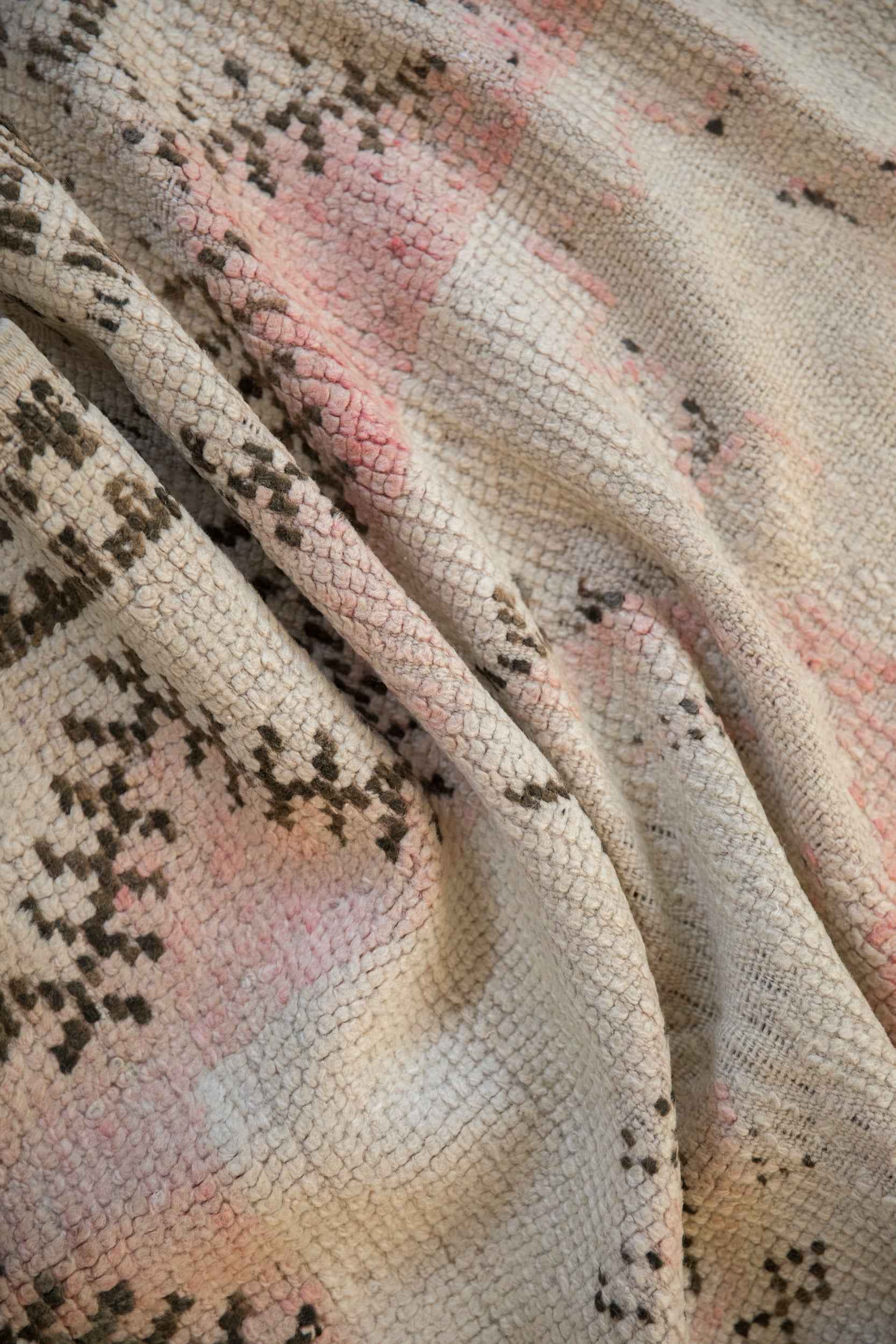 4.5 x 9 ft Vintage Distressed Moroccan Rug Runner