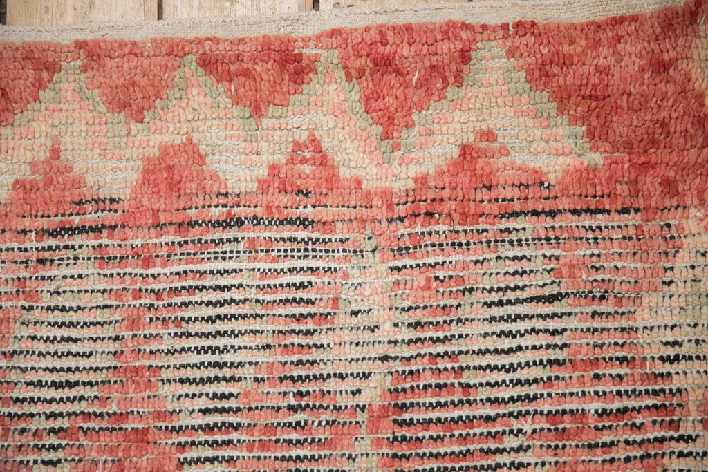 3.5 by 11 Foot Vintage Moroccan Hand-Knotted Rug Runner
