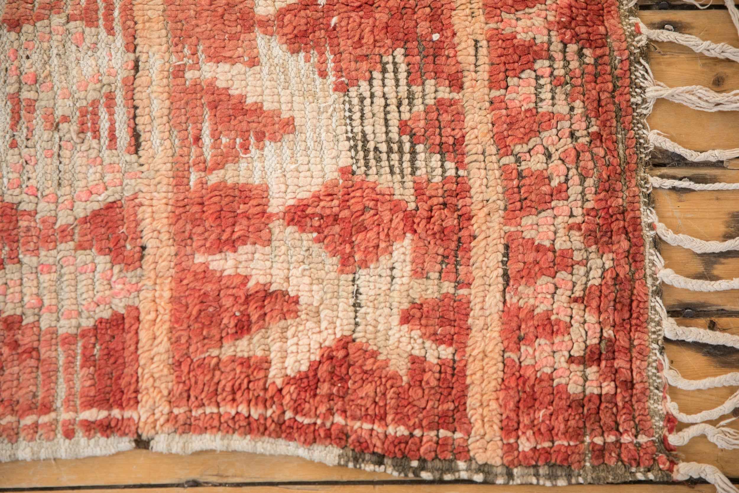 3.5 by 11 Foot Vintage Moroccan Hand-Knotted Rug Runner