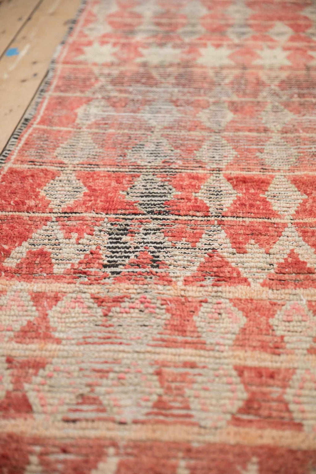 3.5 by 11 Foot Vintage Moroccan Hand-Knotted Rug Runner