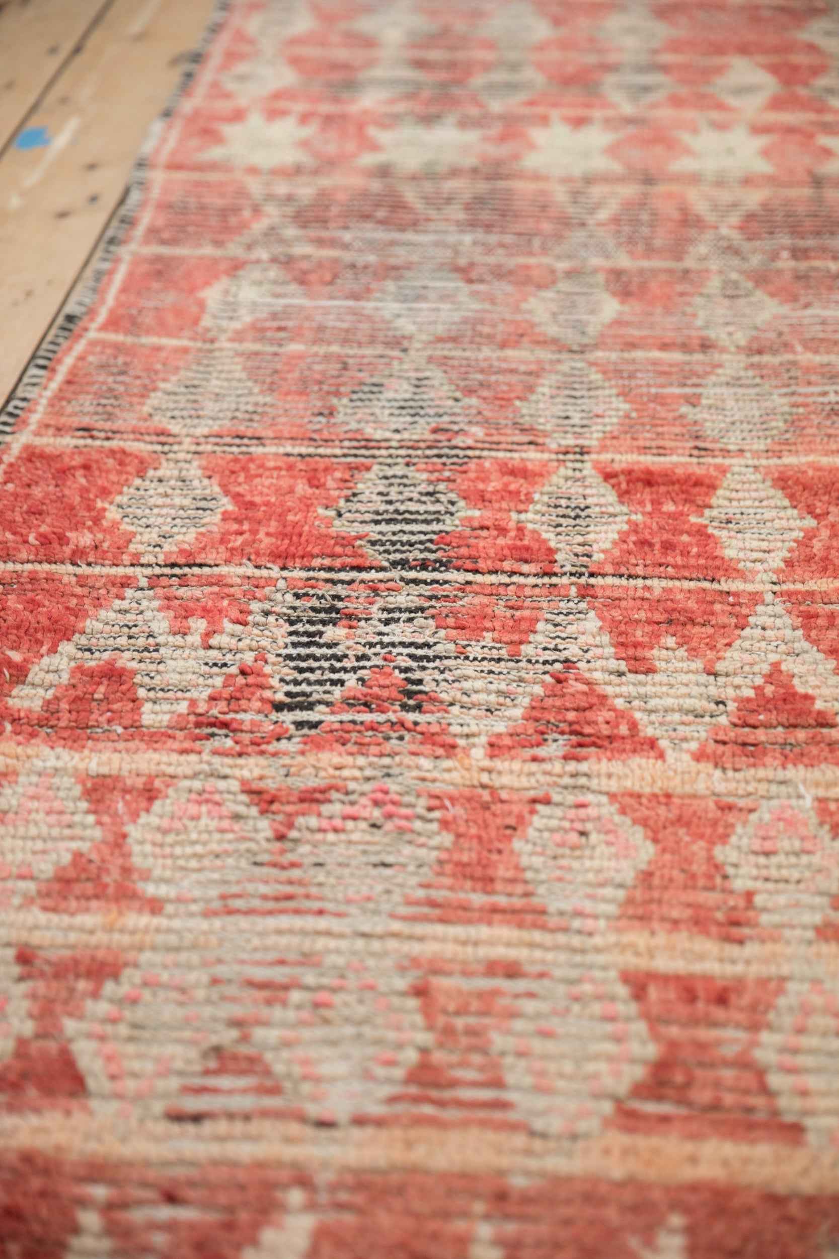 3.5 by 11 Foot Vintage Moroccan Hand-Knotted Rug Runner