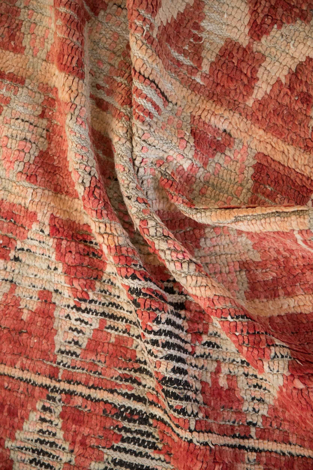 3.5 by 11 Foot Vintage Moroccan Hand-Knotted Rug Runner