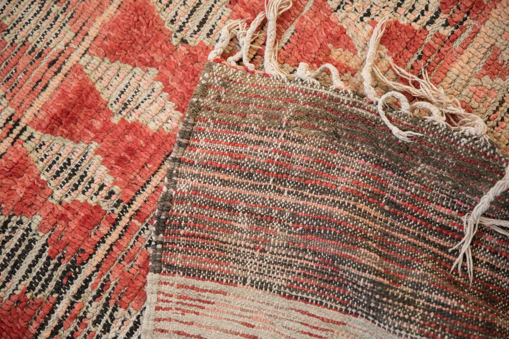 3.5 by 11 Foot Vintage Moroccan Hand-Knotted Rug Runner