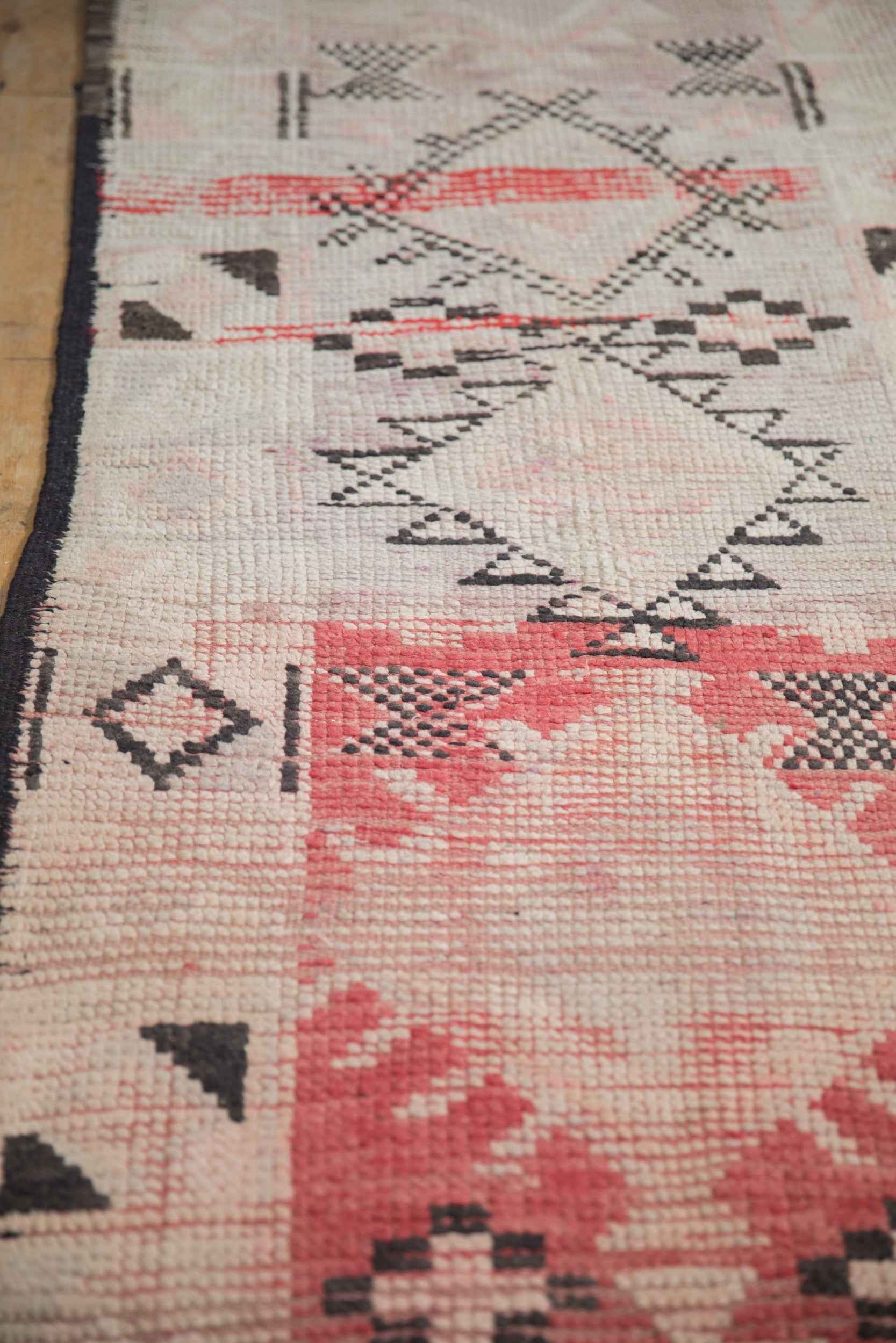 2.5 ft x 13 ft Vintage Distressed Moroccan Rug Runner