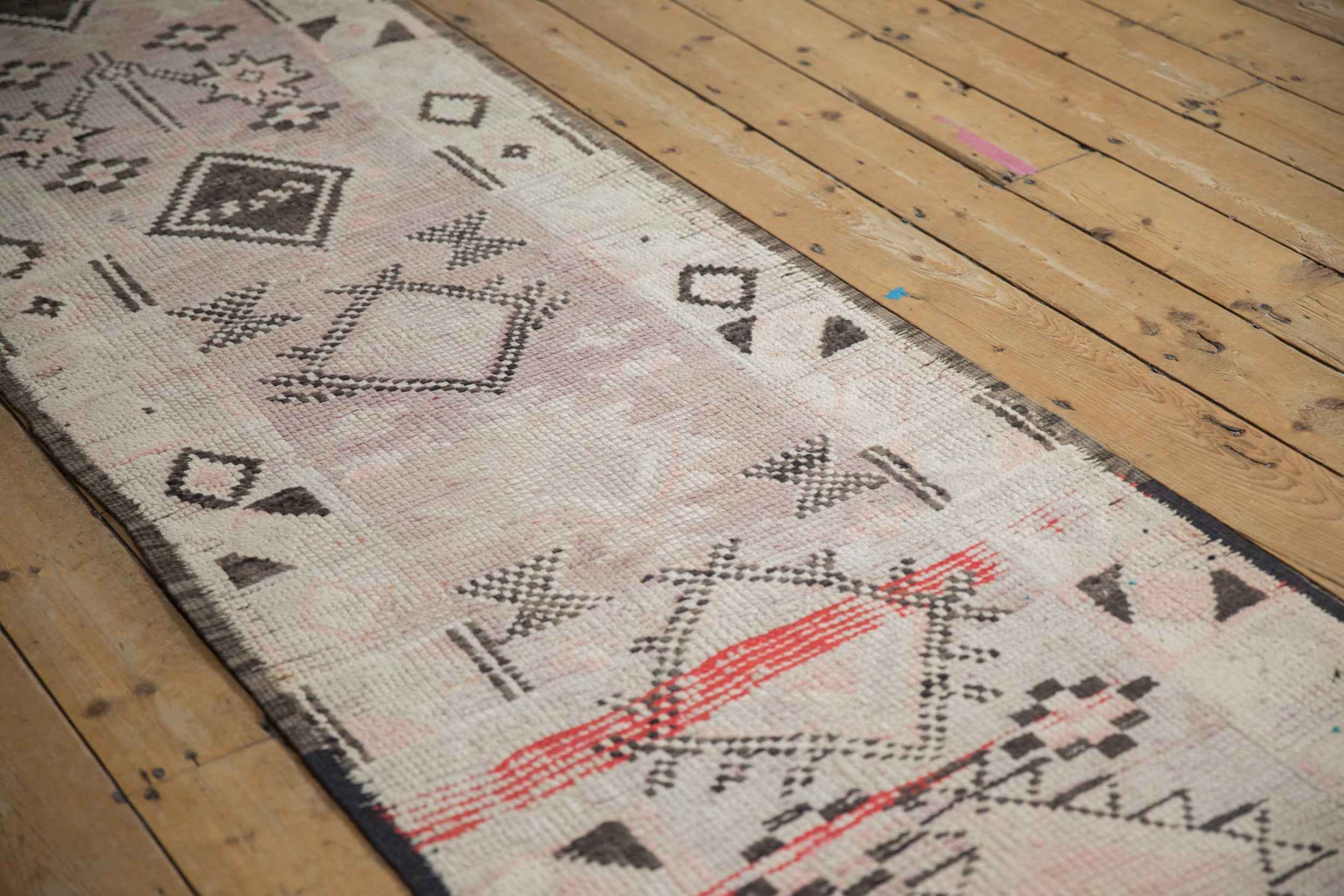 2.5 ft x 13 ft Vintage Distressed Moroccan Rug Runner