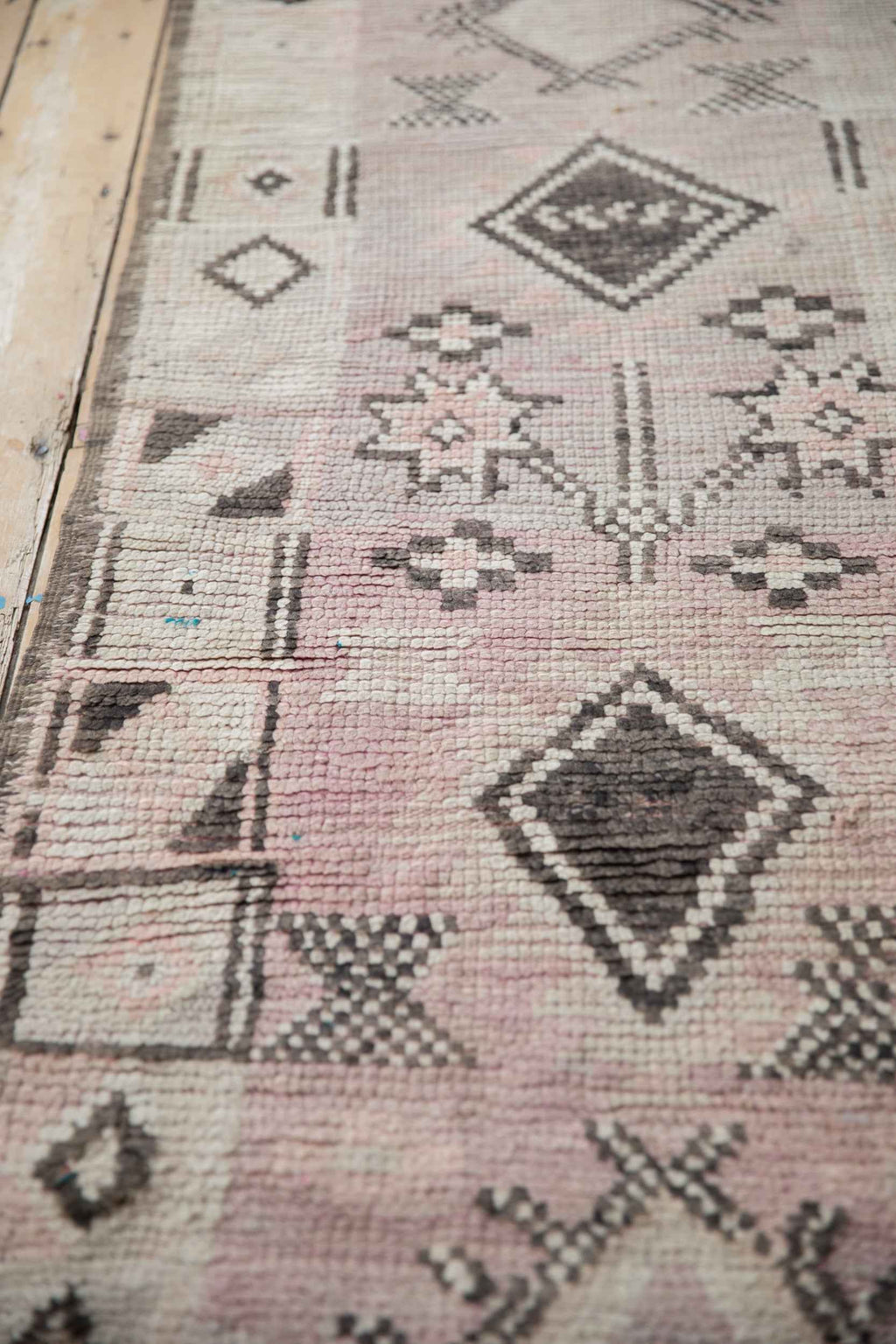 2.5 ft x 13 ft Vintage Distressed Moroccan Rug Runner