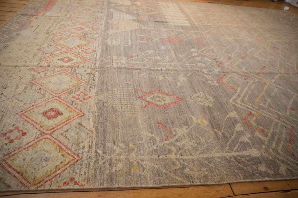 10 by 14 Feet Hand-Knotted Pakistani Moroccan-Style Rug