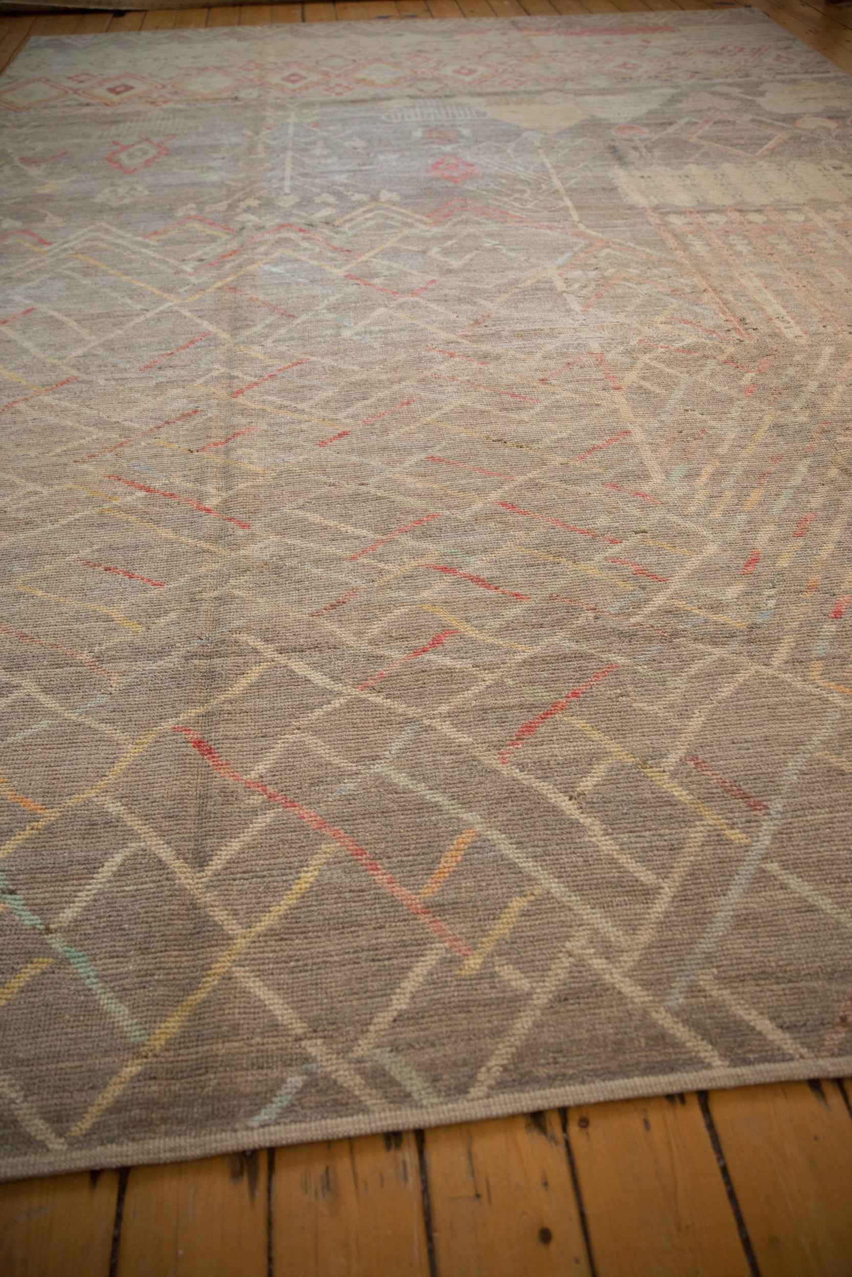 10 by 14 Feet Hand-Knotted Pakistani Moroccan-Style Rug