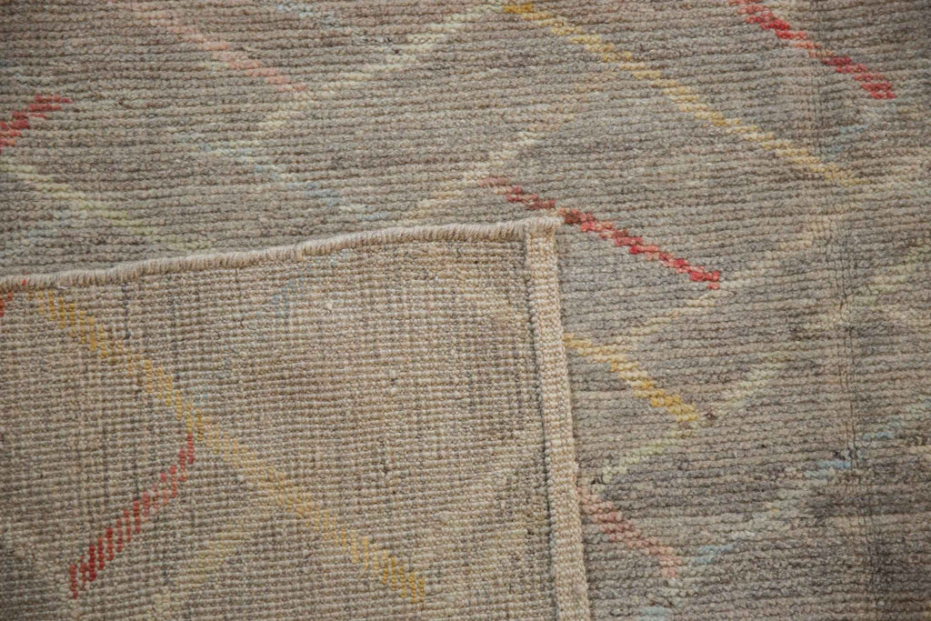 10 by 14 Feet Hand-Knotted Pakistani Moroccan-Style Rug