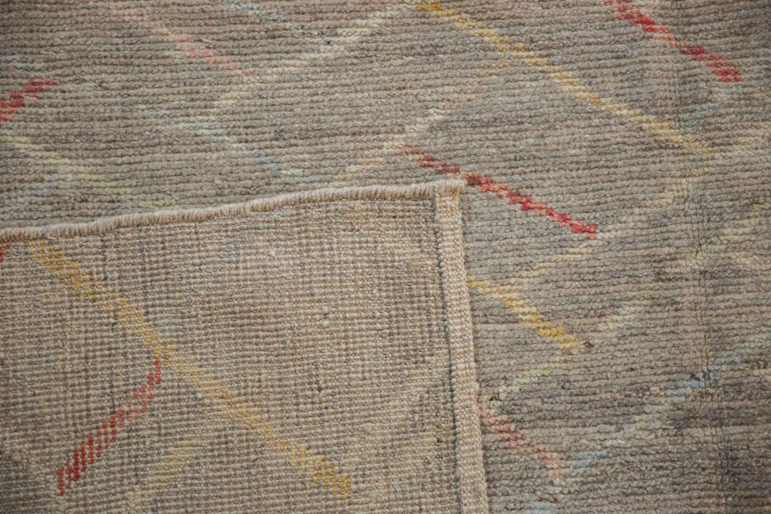 10 by 14 Feet Hand-Knotted Pakistani Moroccan-Style Rug