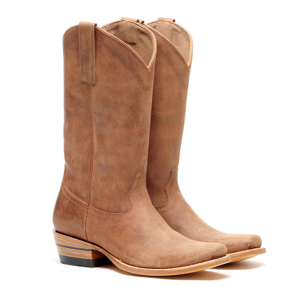 The Shoal Creek - Stylish Square-Toe Cowboy Boots for Men and Women