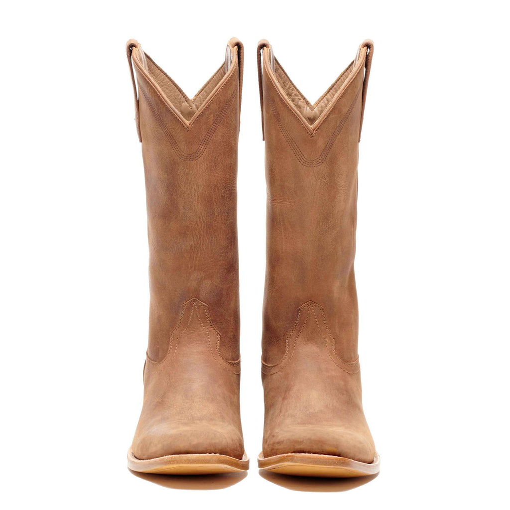 The Shoal Creek - Stylish Square-Toe Cowboy Boots for Men and Women