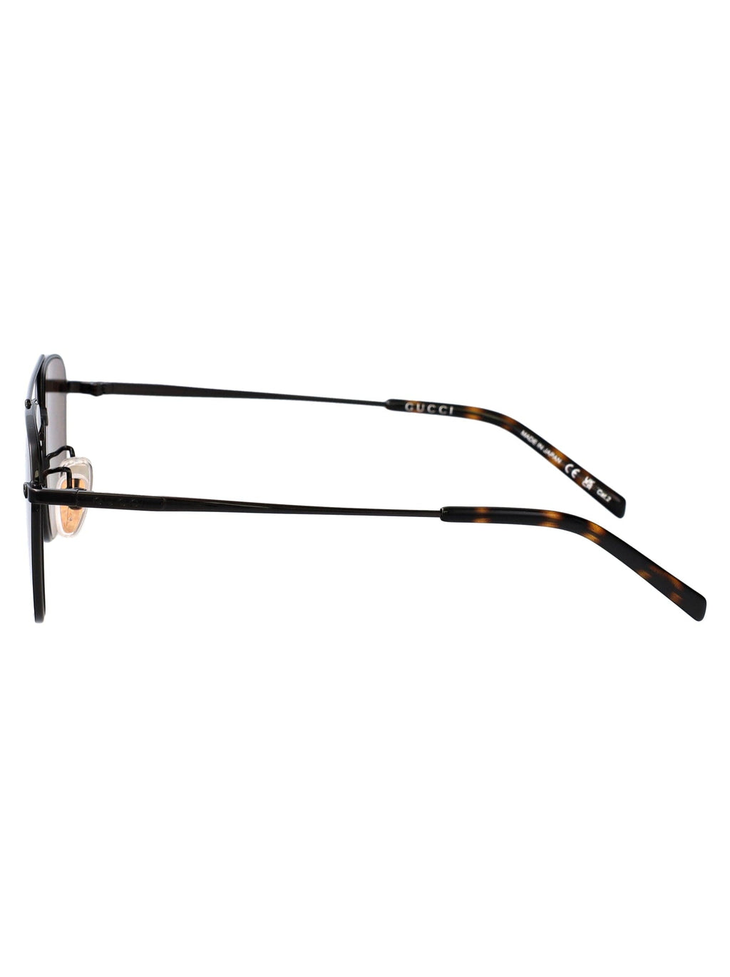 Gucci GG1957SA Metal Sunglasses with GG Lens — side view