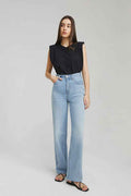 Coney Island Whitefish High-Rise Wide-Leg Jeans HJ007