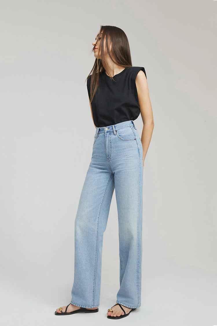 Coney Island Whitefish High-Rise Wide-Leg Jeans HJ007