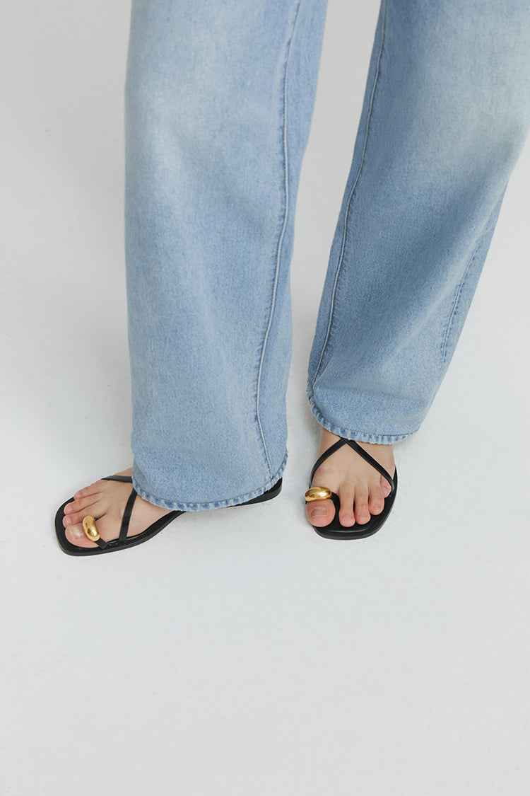 Coney Island Whitefish High-Rise Wide-Leg Jeans HJ007