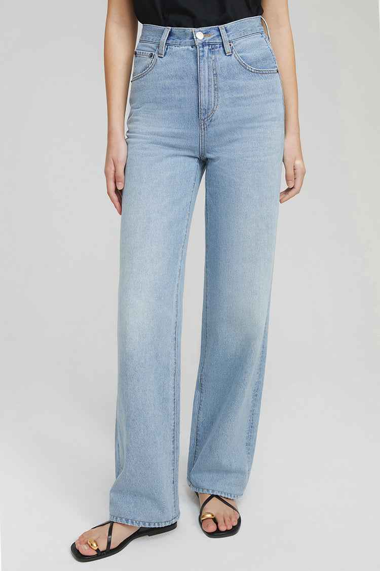 Coney Island Whitefish High-Rise Wide-Leg Jeans HJ007