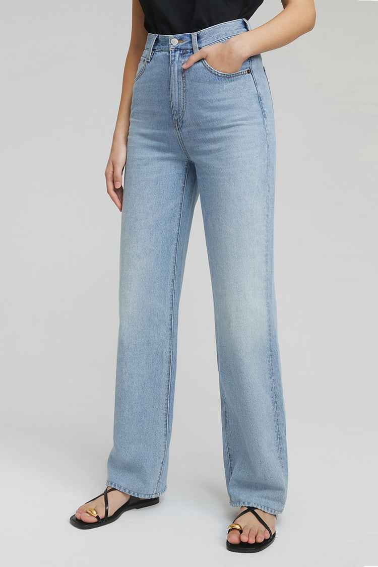 Coney Island Whitefish High-Rise Wide-Leg Jeans HJ007