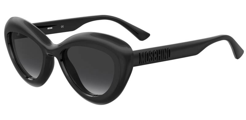 Moschino MOS163/S Dark Grey Square Women's Sunglasses — front view