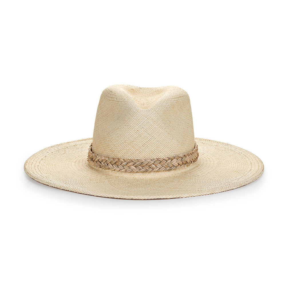 Nevis Wide Brim Panama Straw Fedora Hat – Helen Jon x Amina Hood Collaboration