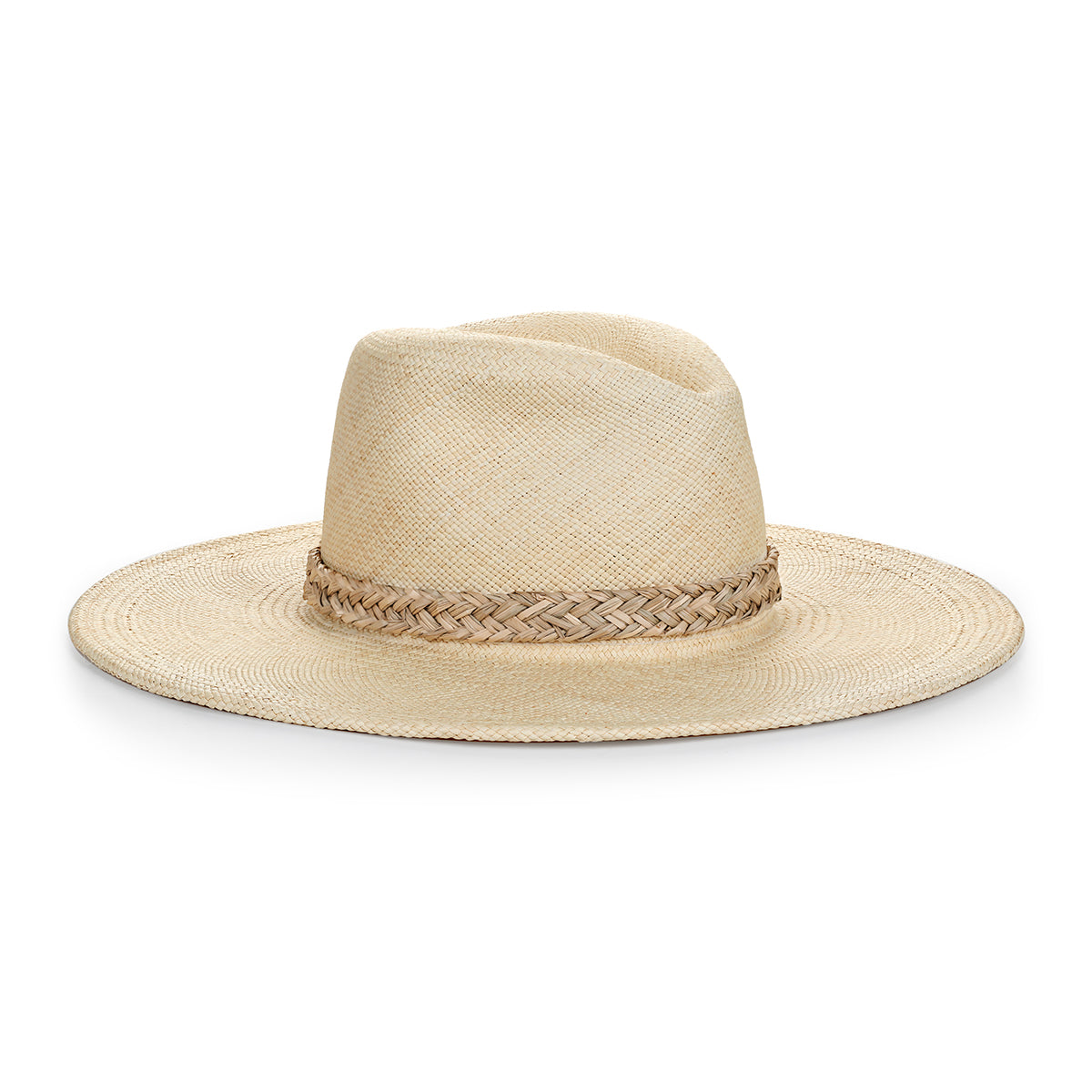 Nevis Wide Brim Panama Straw Fedora Hat – Helen Jon x Amina Hood Collaboration
