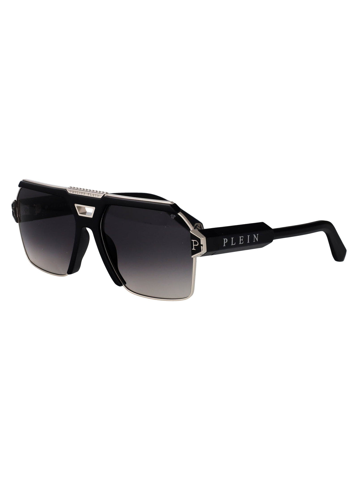Philipp Plein SPP147M Navigator Sunglasses — angled front view