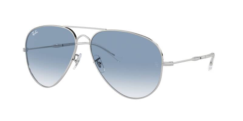 Ray-Ban 0RB3825 003/3F58 Metal Frame Blue Lens Sunglasses — 58mm — front view